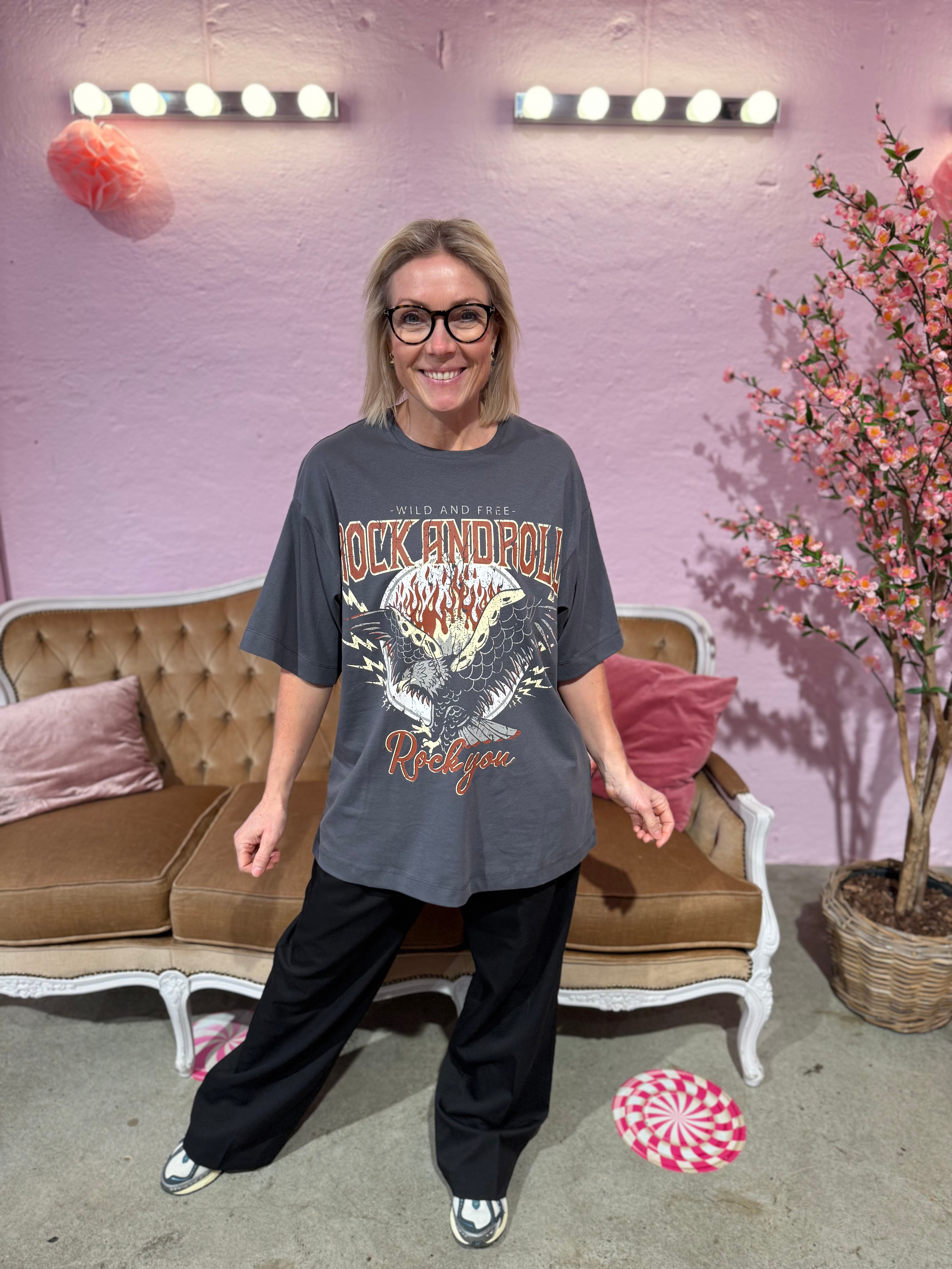 VMLILIE T-Shirt - Dark Shadow